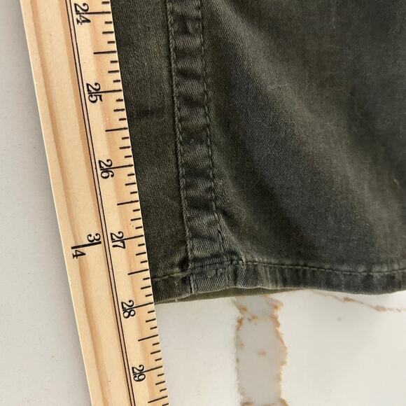 True Religion Curvy Skinny Jeans Women’s SZ 32 Green Denim Y2K Retro Streetwear - Picture 8 of 9
